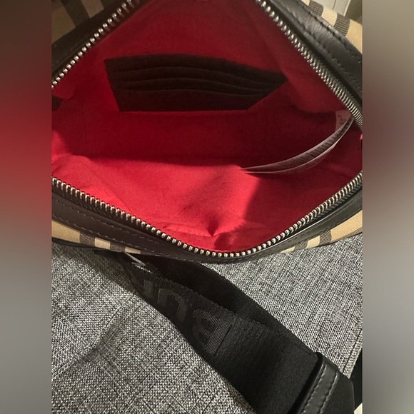 Burberry 🧡🖤Canvas Check Paddy Messenger - Picture 10 of 17